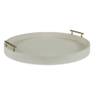 Hunt Tray, Large Ivory QR-20672.IVORY.0 by CuratedKravet