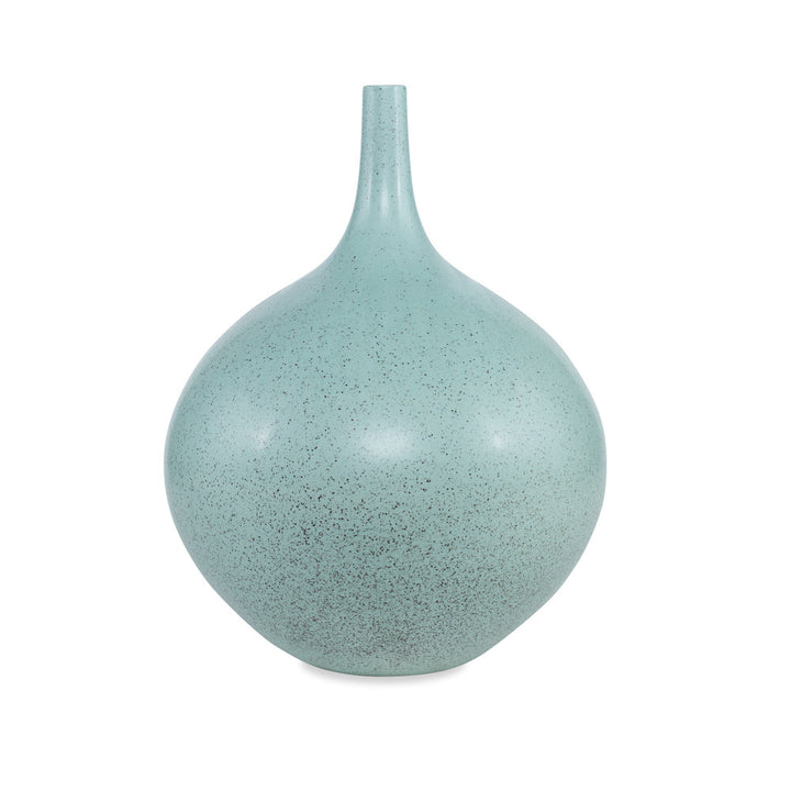 Rory Vase QR-20701.GRNREACTV.0 by CuratedKravet CuratedKravet An oversized earthenware ceramic vase featuring a unique reactive glaze. Due to the handmade nature of this product, glaze variation is to be expected. Portugal </p><p>Dimensions: Length 15, Height 19.25, Width 15 Ceramic - 100% - Fabric Carolina -