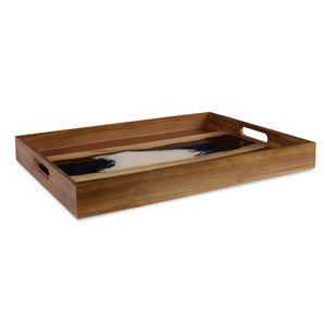 Gracy Tray QR-20812.BLKBRWN.0 by CuratedKravet
