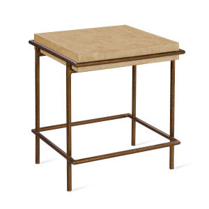 Watkins Side Table QR-20851.ANTBRASS.0 by CuratedKravet