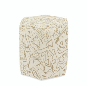 Sorel Ottoman, Cream QR-21007.CREAMNAT.0 by CuratedKravet