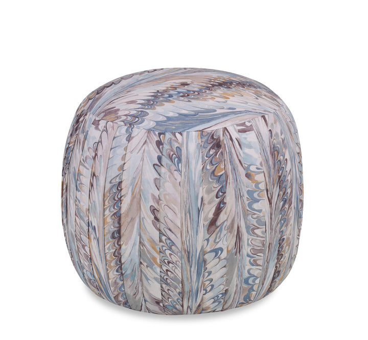 Lena Ottoman, Taplow QR-21009.SEAMIST.0 by CuratedKravet CuratedKravet An upholstered pleated ottoman in Lee Jofa 2019114.135. Made in the USA. United States </p><p>Dimensions: Length 19, Height 18, Width 19 - Fabric Carolina -