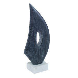 Jovanni Sculpture, Black QR-21080.BLACKWHITE.0 by CuratedKravet