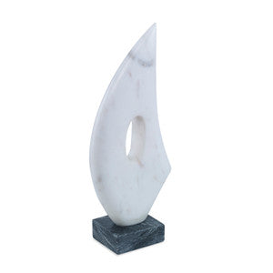 Jovanni Sculpture, White QR-21080.WHITEBLACK.0 by CuratedKravet