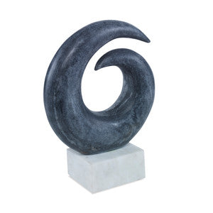 Blaise Sculpture, Black QR-21081.BLACKWHITE.0 by CuratedKravet