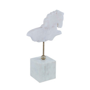 Landry Sculpture, White QR-21082.WHITE.0 by CuratedKravet