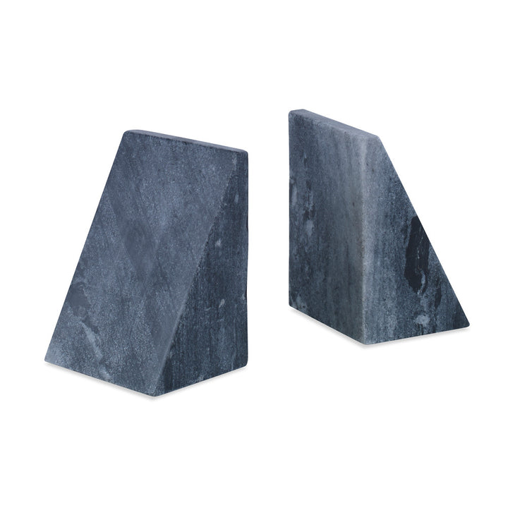 Sonny Bookends, Black QR-21086.BLACK.0 by CuratedKravet CuratedKravet A set of 2 black marble bookends. Due to the natural material, variation is to be expected. India </p><p>Dimensions: Length , Height , Width Marble - 100% - Fabric Carolina -