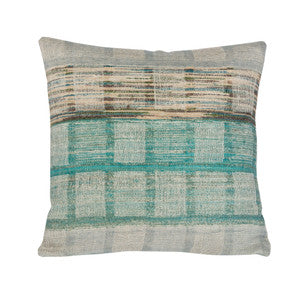 Luella Pillow QR-21302.NTRLTURQ.0 by CuratedKravet