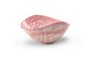 Nicola Porcelain Bowl QR-21329.RASPBERRY.0 by CuratedKravet