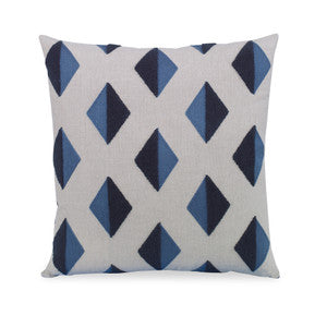 Barroco Boucle Pillow QR-21537.DENIM.0 by CuratedKravet