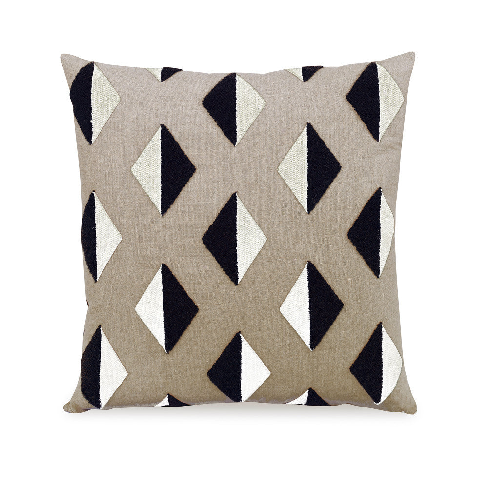 Barroco Boucle Pillow QR-21538.DALMATIAN.0 by CuratedKravet CuratedKravet Measures 22"H X 22"L. A decorative accent pillow in Kravet 35389.816, finished with a knife edge. Sewn and finished in the USA. Features an invisible zipper. Includes a 95/5 feather/down insert. United States DRY CLEAN ONLY. </p><p>Dimensions: Length 22, Height 22, Width - Fabric Carolina -