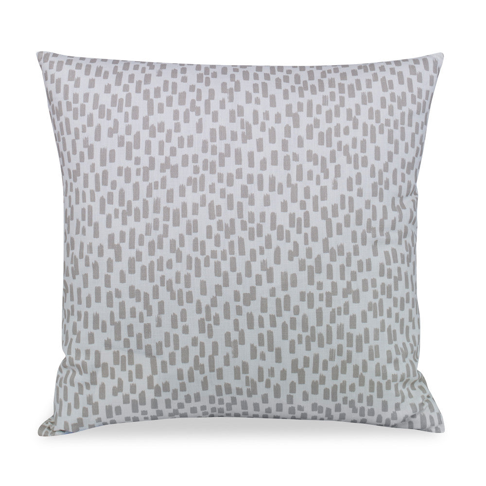 Inkstrokes Pillow QR-21543.SAND.0 by CuratedKravet CuratedKravet Measures 22"H X 22"L. A decorative accent pillow in Kravet INKSTROKES.16, finished with a knife edge. Sewn and finished in the USA. Features an invisible zipper. Includes a 95/5 feather/down insert. United States DRY CLEAN ONLY. </p><p>Dimensions: Length 22, Height 22, Width - Fabric Carolina -