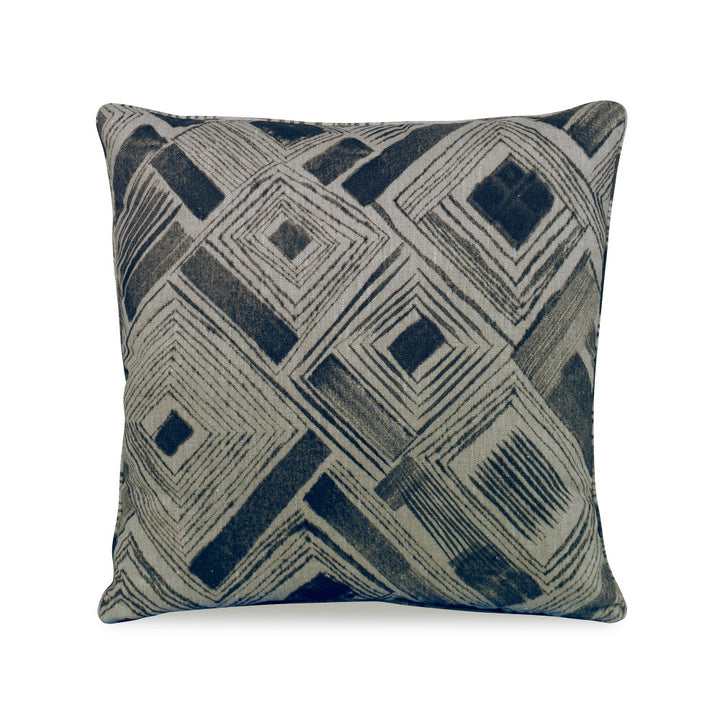 Ravine Pillow QR-21551.INDIGO.0 by CuratedKravet CuratedKravet Measures 20"H X 20"L. A decorative accent pillow in Lee Jofa ED75030.1, detailed with a small self welt. Sewn and finished in the USA. Features an invisible zipper. Includes a 95/5 feather/down insert. United States DRY CLEAN ONLY. </p><p>Dimensions: Length 20, Height 20, Width - Fabric Carolina -