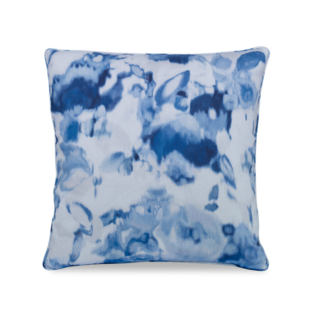 Floralhaze Pillow QR-21593.CORNFLOWER.0 by CuratedKravet CuratedKravet Measures 20"H X 20"L. A decorative accent pillow in Kravet FLORALHAZE.515, detailed with a small self welt. Sewn and finished in the USA. Features an invisible zipper. Includes a 95/5 feather/down insert. United States DRY CLEAN ONLY. </p><p>Dimensions: Length 20, Height 20, Width - Fabric Carolina -
