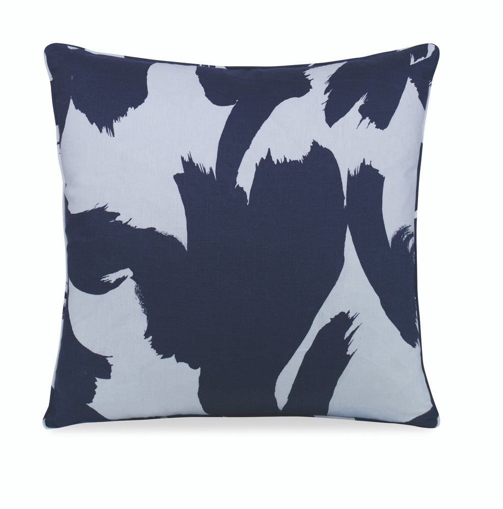 Boldstroke Pillow QR-21595.NAVY.0 by CuratedKravet CuratedKravet Measures 22"H X 22"L. A decorative accent pillow in Kravet BOLDSTROKE.50, detailed with a small self welt. Sewn and finished in the USA. Features an invisible zipper. Includes a 95/5 feather/down insert. United States DRY CLEAN ONLY. </p><p>Dimensions: Length 22, Height 22, Width - Fabric Carolina -