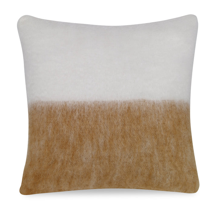 Melanie Mohair Pillow QR-21701.IVRYCRML.0 by CuratedKravet CuratedKravet Measures 20"H X 20"L. A decorative accent pillow made of mohair and wool. Features an invisible zipper. Includes a 95/5 feather/down insert. Spain DRY CLEAN ONLY. </p><p>Dimensions: Length 20, Height 20, Width Mohair - 73%, Wool - 27% - Fabric Carolina -