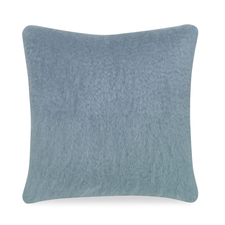 Molly Mohair Pillow QR-21702.AQUA.0 by CuratedKravet CuratedKravet Measures 20"H X 20"L. A decorative accent pillow made of mohair and wool. Features an invisible zipper. Includes a 95/5 feather/down insert. Spain DRY CLEAN ONLY. </p><p>Dimensions: Length 20, Height 20, Width Mohair - 73%, Wool - 27% - Fabric Carolina -