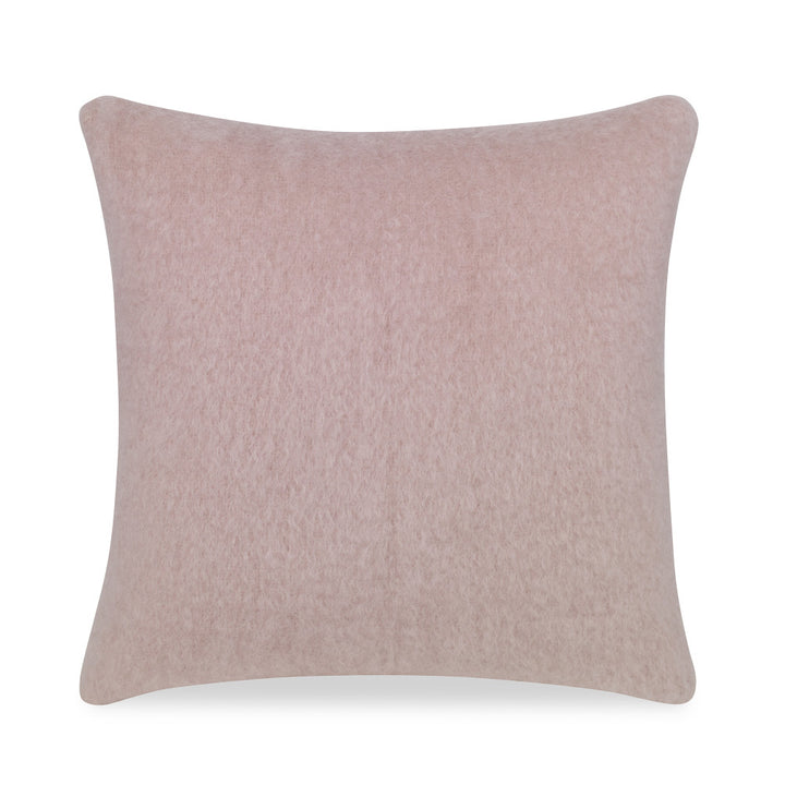 Molly Mohair Pillow QR-21702.LTPINK.0 by CuratedKravet CuratedKravet Measures 20"H X 20"L. A decorative accent pillow made of mohair and wool. Features an invisible zipper. Includes a 95/5 feather/down insert. Spain DRY CLEAN ONLY. </p><p>Dimensions: Length 20, Height 20, Width Mohair - 73%, Wool - 27% - Fabric Carolina -