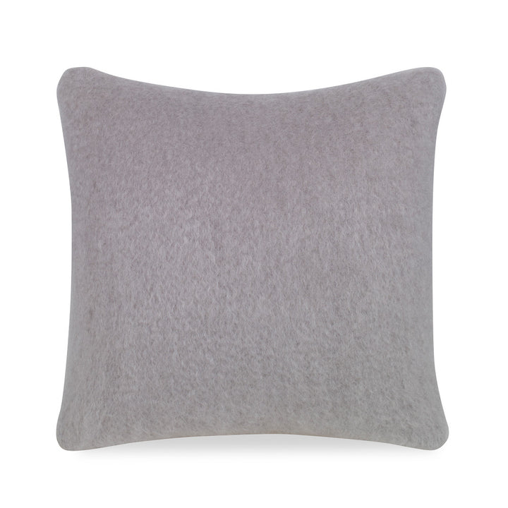 Molly Mohair Pillow QR-21702.LTTAUPE.0 by CuratedKravet CuratedKravet Measures 20"H X 20"L. A decorative accent pillow made of mohair and wool. Features an invisible zipper. Includes a 95/5 feather/down insert. Spain DRY CLEAN ONLY. </p><p>Dimensions: Length 20, Height 20, Width Mohair - 73%, Wool - 27% - Fabric Carolina -