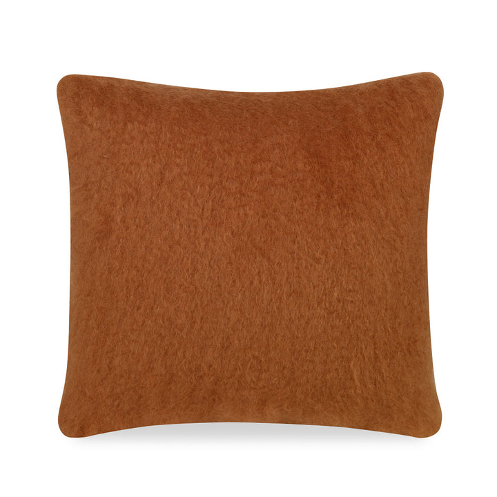 Molly Mohair Pillow QR-21702.ORANGE.0 by CuratedKravet CuratedKravet Measures 20"H X 20"L. A decorative accent pillow made of mohair and wool. Features an invisible zipper. Includes a 95/5 feather/down insert. Spain DRY CLEAN ONLY. </p><p>Dimensions: Length 20, Height 20, Width Mohair - 73%, Wool - 27% - Fabric Carolina -