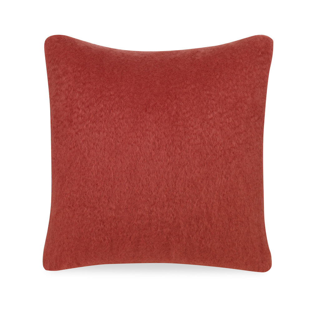 Molly Mohair Pillow QR-21702.PAPRIKA.0 by CuratedKravet CuratedKravet Measures 20"H X 20"L. A decorative accent pillow made of mohair and wool. Features an invisible zipper. Includes a 95/5 feather/down insert. Spain DRY CLEAN ONLY. </p><p>Dimensions: Length 20, Height 20, Width Mohair - 73%, Wool - 27% - Fabric Carolina -