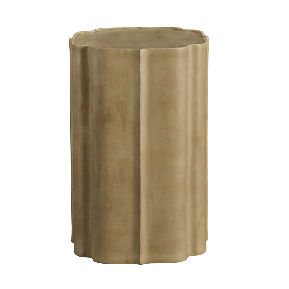 Garner Side Table QR-21716.BLONDEWD.0 by CuratedKravet CuratedKravet A resin pedestal side table featuring a faux blonde wood finish. Due to the handmade nature, finish variation is to be expected. United States </p><p>Dimensions: Length 16.25, Height 25.5, Width 16.25 - Fabric Carolina -