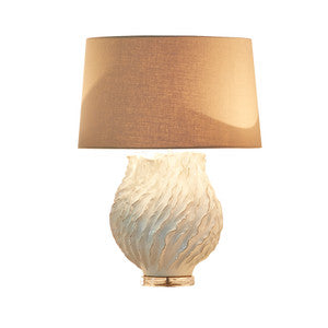 Heather Table Lamp QR-21727.WHITEGOLD.0 by CuratedKravet