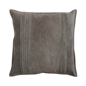 Fraser Suede Pillow QR-21816.GRAY.0 by CuratedKravet