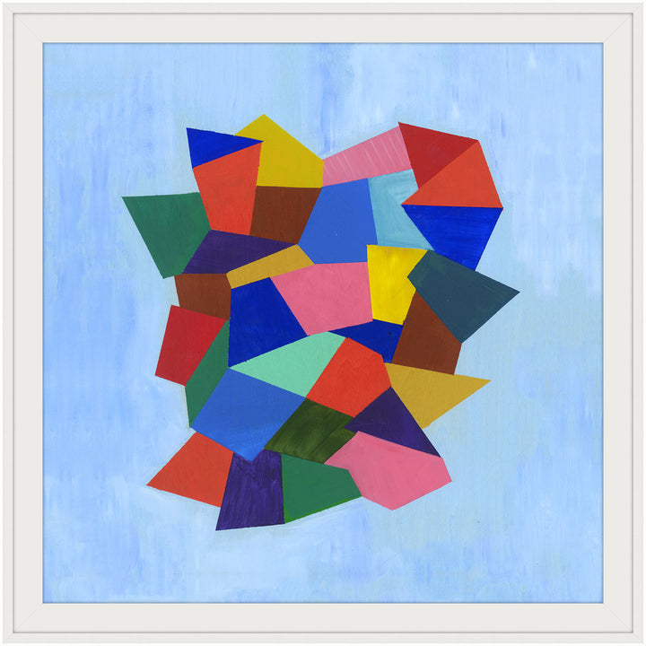 Kaleidoscope QR-21826.MULTI.0 by CuratedKravet CuratedKravet "Kaleidoscope" is a vibrant explosion of color, depicting what you might see in a kaleidoscope. The hand embellished Giclee print on archival canvas in a white wood frame. Made to order in the USA. United States </p><p>Dimensions: Length 38, Height 38, Width 2.375 Canvas - 75%, Wood - 25% - Fabric Carolina -