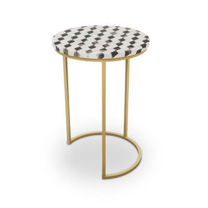 Ludlow Table, Half Moon QR-21898.HMBRASS.0 by CuratedKravet