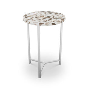 Pavonia Table, Tri-Leg QR-21899.TLNICKEL.0 by CuratedKravet