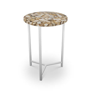 Gallow Table, Tri-Leg QR-21902.TLNICKEL.0 by CuratedKravet