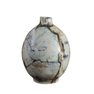Jennings Vase QR-21911.WHBLKMULTI.0 by CuratedKravet