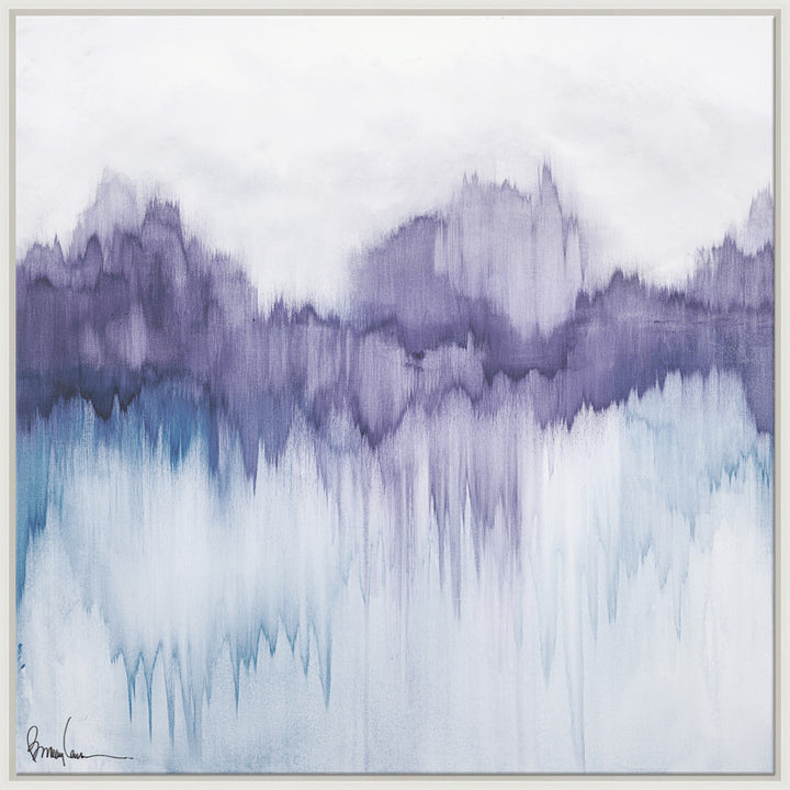Flame Stitch Forest, Small QR-21926.PURPLEWHT.0 by CuratedKravet CuratedKravet Barry Lantz for Curated Kravet framed reproduction archival giclee print on canvas and framed in floater frame. Made to order in the USA. Available in two sizes and four frame finishes. Each framed giclee comes with certificate of authenticity signed by Barry Lantz. United States </p><p>Dimensions: Length 37.5, Height 37.5, Width Canvas - 75%, Wood - 25% - Fabric Carolina -