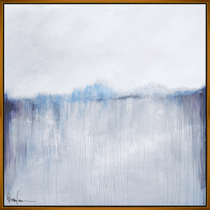 Foggy Morning, Small QR-21927.BLUEGOLD.0 by CuratedKravet