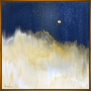 Snowy Moon, Small QR-21934.MULTIGOLD.0 by CuratedKravet