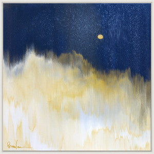 Snowy Moon, Small QR-21934.MULTIWHT.0 by CuratedKravet