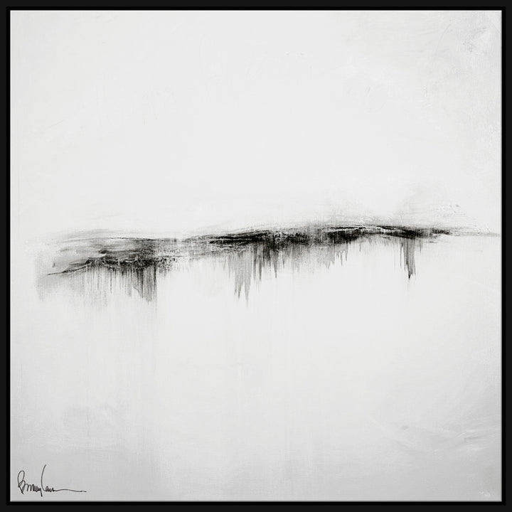 Burn Out, Large QR-21942.WHTBLK.0 by CuratedKravet CuratedKravet Barry Lantz for Curated Kravet framed reproduction archival giclee print on canvas and framed in floater frame. Made to order in the USA. Each framed giclee comes with certificate of authenticity signed by Barry Lantz. United States </p><p>Dimensions: Length 55.5, Height 55.5, Width Canvas - 75%, Wood - 25% - Fabric Carolina -