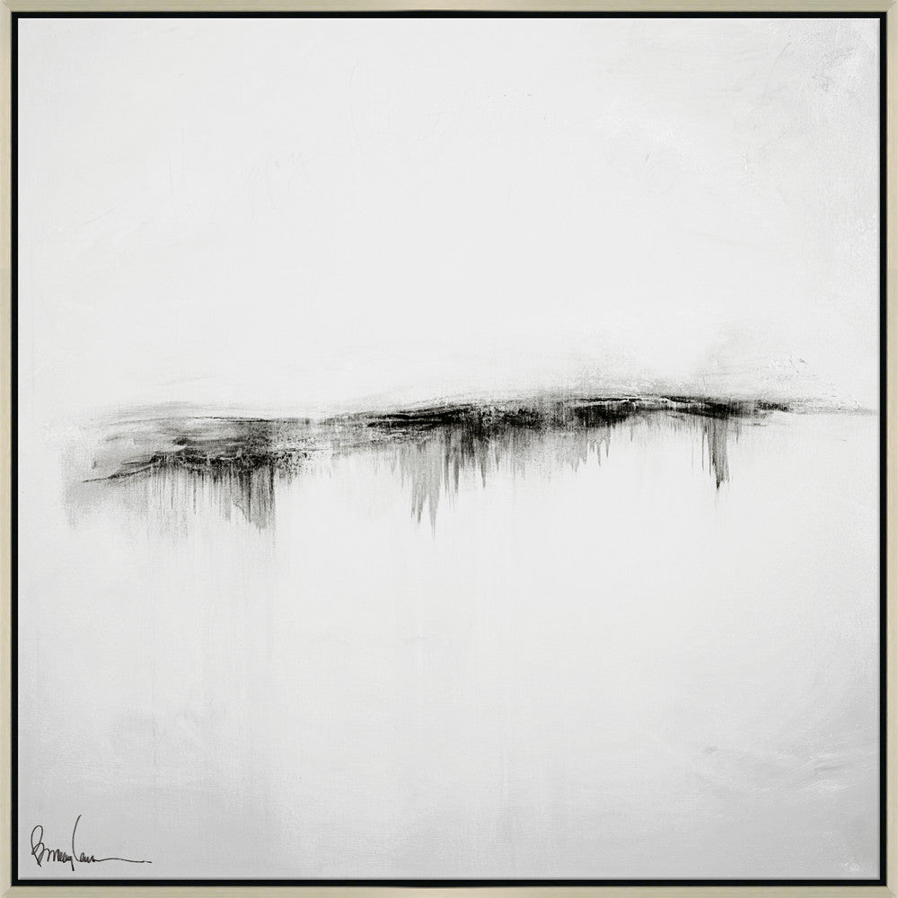 Burn Out, Large QR-21942.WHTSILV.0 by CuratedKravet CuratedKravet Barry Lantz for Curated Kravet framed reproduction archival giclee print on canvas and framed in floater frame. Made to order in the USA. Each framed giclee comes with certificate of authenticity signed by Barry Lantz. United States </p><p>Dimensions: Length 55.5, Height 55.5, Width Canvas - 75%, Wood - 25% - Fabric Carolina -
