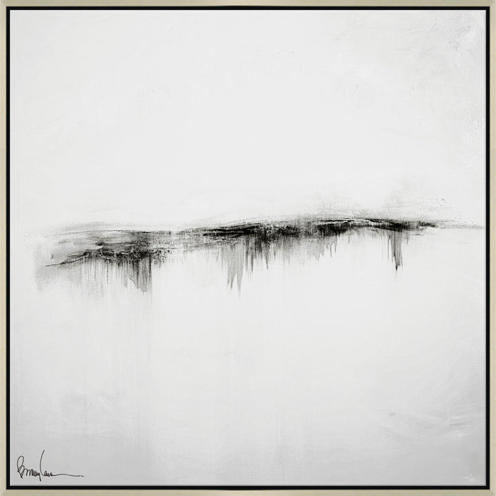 Burn Out, Large QR-21942.WHTSILV.0 by CuratedKravet CuratedKravet Barry Lantz for Curated Kravet framed reproduction archival giclee print on canvas and framed in floater frame. Made to order in the USA. Each framed giclee comes with certificate of authenticity signed by Barry Lantz. United States </p><p>Dimensions: Length 55.5, Height 55.5, Width Canvas - 75%, Wood - 25% - Fabric Carolina -