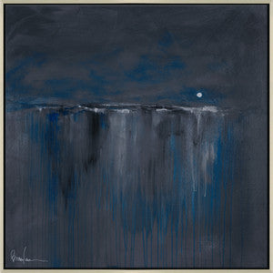 One Paper Moon, Large QR-21943.BLUESILV.0 by CuratedKravet