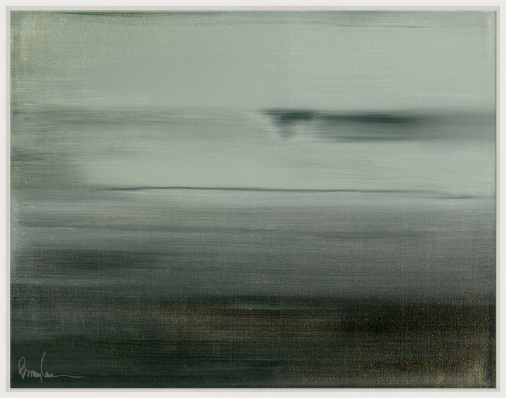 London Fog, Small QR-21952.GRAYWHT.0 by CuratedKravet CuratedKravet Barry Lantz for Curated Kravet framed reproduction archival giclee print on canvas and framed in floater frame. Made to order in the USA. Each framed giclee comes with certificate of authenticity signed by Barry Lantz. United States </p><p>Dimensions: Length 37.5, Height 29.5, Width Canvas - 75%, Wood - 25% - Fabric Carolina -