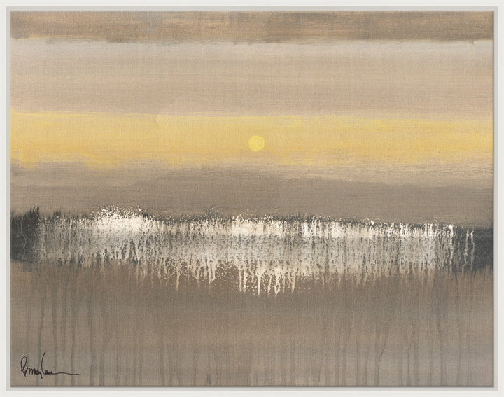 Fields, Large QR-21974.BEIGEWHT.0 by CuratedKravet CuratedKravet Barry Lantz for Curated Kravet framed reproduction archival giclee print on canvas and framed in floater frame. Made to order in the USA. Each framed giclee comes with certificate of authenticity signed by Barry Lantz. United States </p><p>Dimensions: Length 55.5, Height 43.5, Width Canvas - 75%, Wood - 25% - Fabric Carolina -