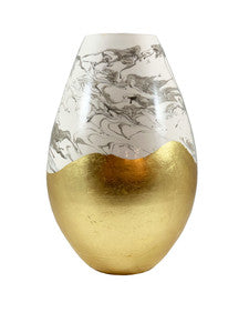 Umbria Vase QR-22010.SANDGOLD.0 by CuratedKravet