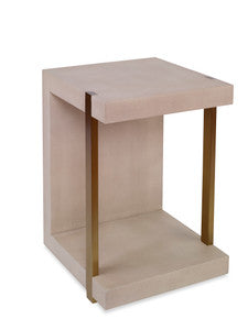 Athlone Side Table QR-22188.IVRYBRSS.0 by CuratedKravet