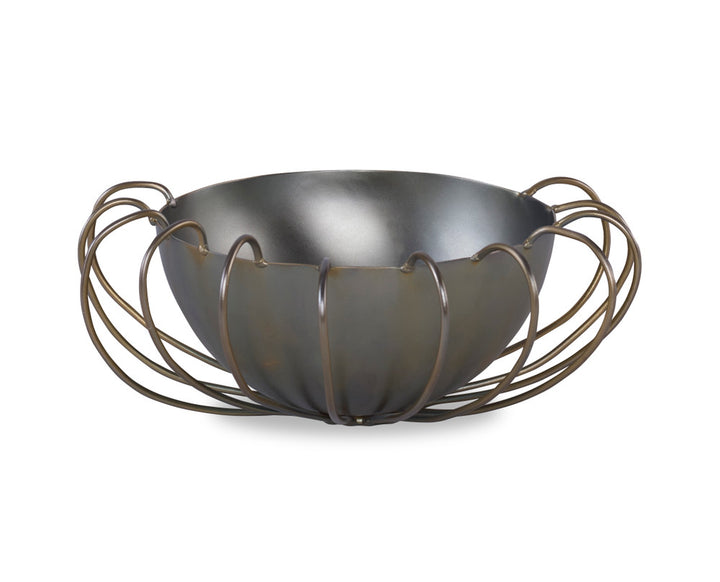 Colmar Bowl QR-22226.SLVRPTNA.0 by CuratedKravet CuratedKravet A sculptural decorative brass bowl featuring a silver patinated finish. India DUST LIGHTLY WITH A SOFT, DRY CLOTH. </p><p>Dimensions: Length 5.5, Height 3, Width 5.5 Brass - 100% - Fabric Carolina -
