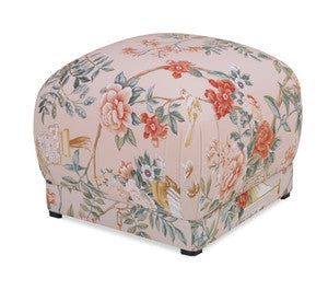 Jasmine Ottoman, Jardin Fleuri QR-22274.PETAL.0 by CuratedKravet