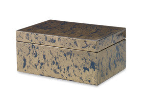 Lennie Box, Small QR-22650.TEALGLD.0 by CuratedKravet