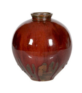 Sundsvall Vase QR-22654.REDBLK.0 by CuratedKravet