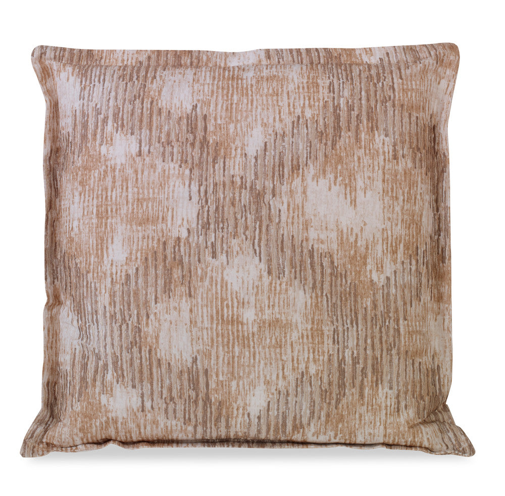 Shimmersea Pillow QR-22778.CANYON.0 by CuratedKravet CuratedKravet Measures 22"H X 22"L. A decorative accent pillow in Barbara Barry for Kravet SHIMMERSEA.1624, finished with a micro flange. Sewn and finished in the USA. Features an invisible zipper. Includes a 95/5 feather/down insert. United States DRY CLEAN ONLY. </p><p>Dimensions: Length 22, Height 22, Width - Fabric Carolina -